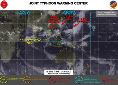 台風9号2021たまご米軍最新情報