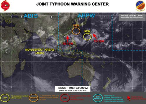 台風9号2021米軍最新情報