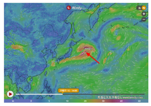 台風12号2021たまごWindy最新情報